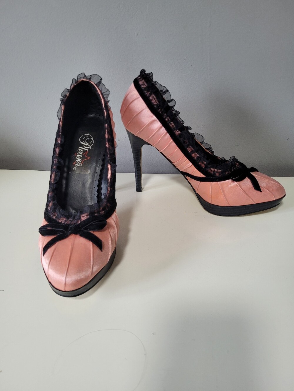 Pleaser Bliss Platform Heels, Size 8